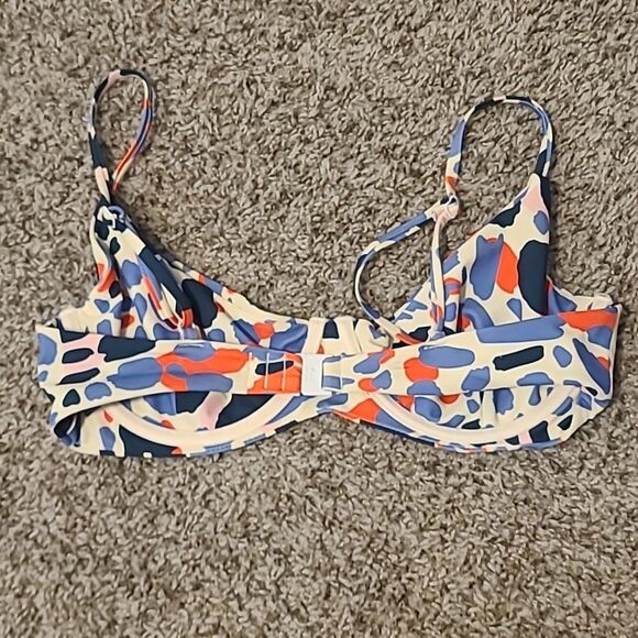 Blackbough Candy Rocks Bikini top Colorful Large underwire bra unlined Women's - Picture 4 of 7